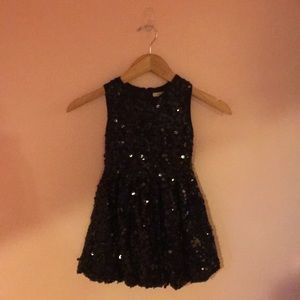 Black Sequins Holiday Dress